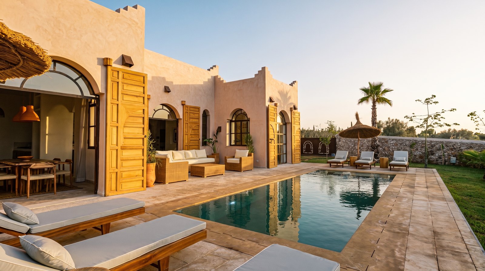 The villas of Les Portes de la Forêt, near Essaouira