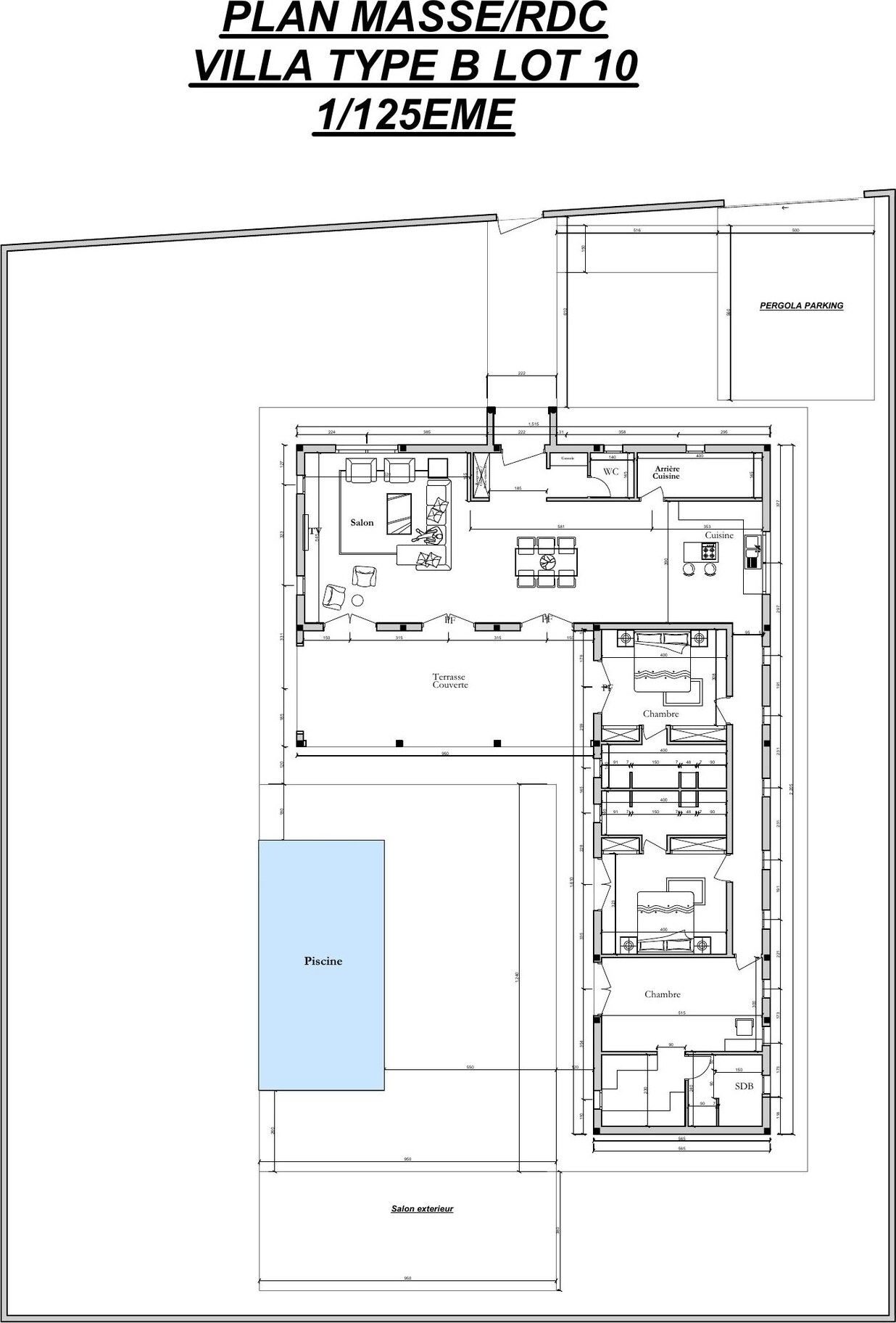 Site plan and ground floor of plot 10
